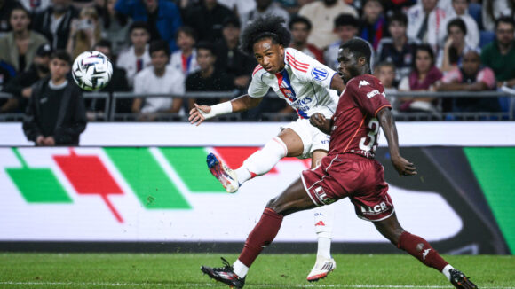 Malick Fofana lors d'OL - Metz