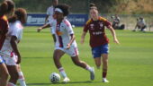 Lily Yohannes lors de l'amical OL Lyonnes - Servette FC