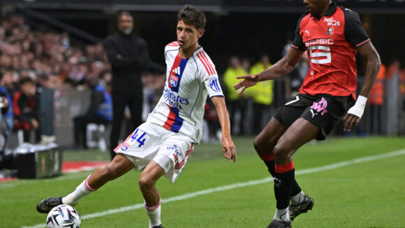 Khalis Merah lors de Rennes - OL