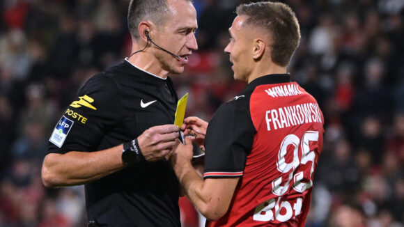 Rudy Buquet lors de Rennes - OL