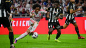 Malick Fofana lors d'OL - Angers