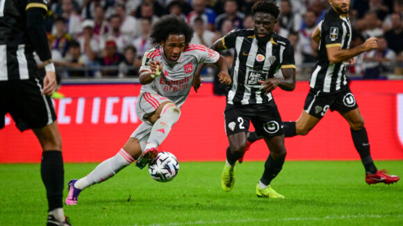 Malick Fofana lors d'OL - Angers