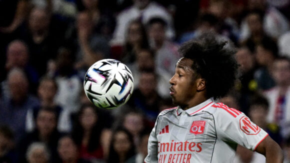 Malick Fofana lors d'OL - Angers