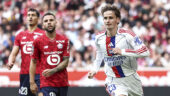 Tyler Morton buteur lors de Lille - OL