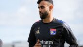 Rachid Ghezzal à l'entraînement de l'OL