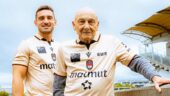 Baptiste Couilloud (LOU) et Fleury Di Nallo (ex-OL) pour les 100 ans de Gerland
