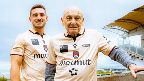 Baptiste Couilloud (LOU) et Fleury Di Nallo (ex-OL) pour les 100 ans de Gerland