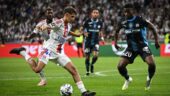 Khalis Merah (OL) face à Hamed Junior Traoré (OM)