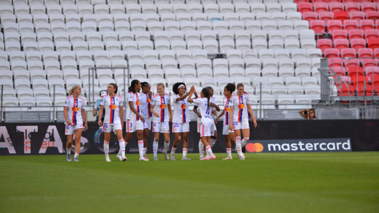 Les joueuses de l'OL Lyonnes