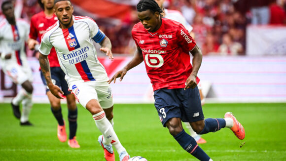 Corentin Tolisso (OL) et Nathan Ngoy (Lille)