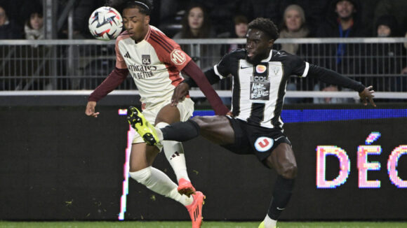 Malick Fofana lors d'Angers - OL