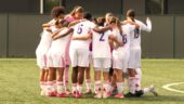 Les joueuses de l'OL Lyonnes en D3 féminine