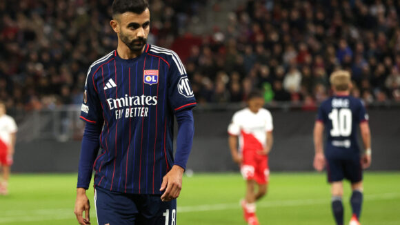 Rachid Ghezzal lors d'Utrecht - OL