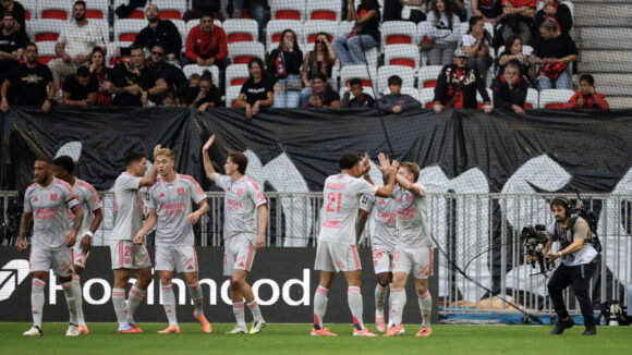 les joueurs de l'OL