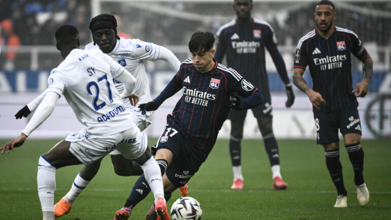 Afonso Moreira lors d'Auxerre - OL
