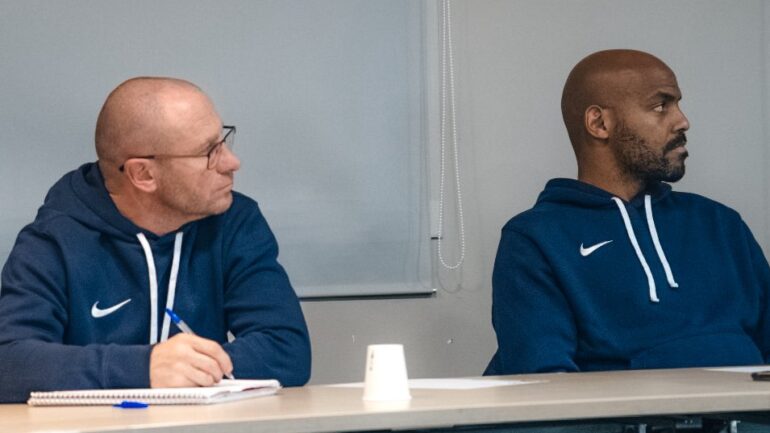 Florent Balmont et Jimmy Briand en formation pour le BEFF
