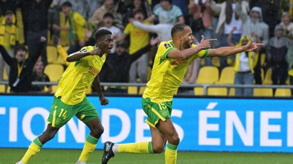 Youssef El-Arabi, attaquant du FC Nantes