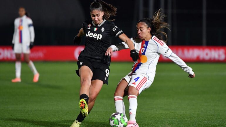 Selma Bacha lors de Juventus - OL Lyonnes