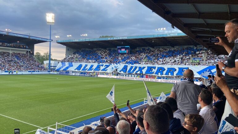 Le stade de l'Abbé-Deschamps à Auxerre