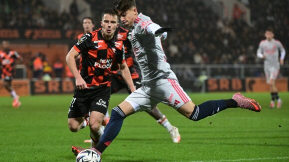 Afonso Moreira lors de Lorient - OL