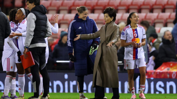 Michele Kang lors de Manchester United - OL Lyonnes