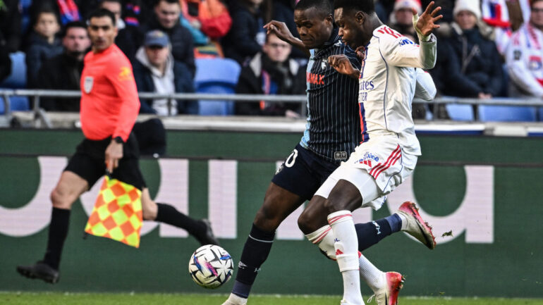 Moussa Niakhaté lors d'OL - Le Havre