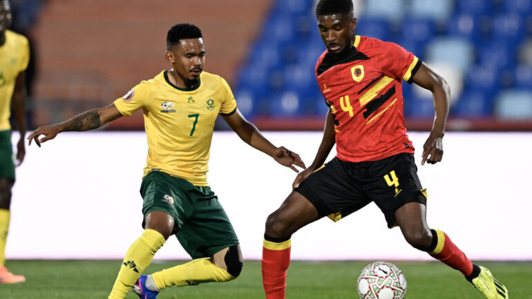 Clinton Mata lors d'Afrique du Sud - Angola à la CAN 2025