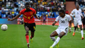Clinton Mata (Angola) face Zimbabwe.