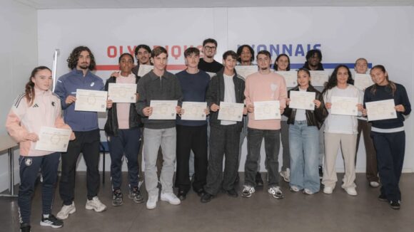 Les nouveaux bacheliers de l'OL Académie