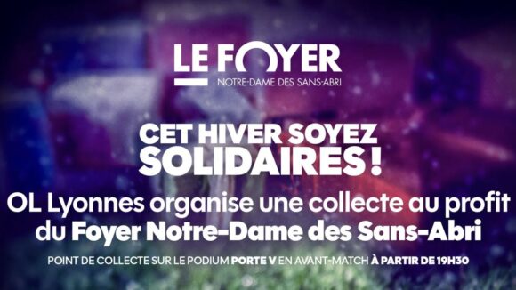 La collecte solidaire d'OL Lyonnes