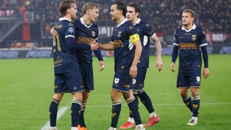 Les joueurs de Go Ahead Eagles