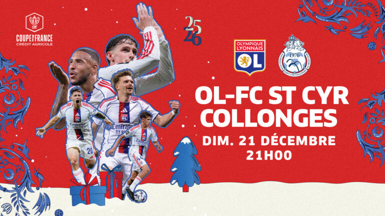 L'affiche du concours pour gagner des places pour OL - FC Saint-Cyr Collonges