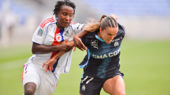 Vicki Becho lors d'OL Lyonnes - OM