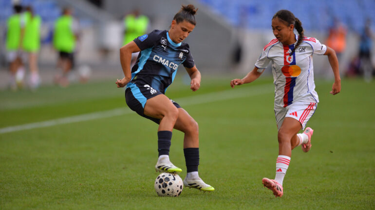 Selma Bacha lors d'OL Lyonnes - OM