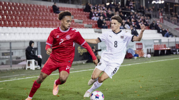 Noah Nartey avec les U21 du Danemark