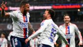 La joie de Ruben Kluivert et Corentin Tolisso lors de Metz - OL