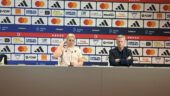 Lindsey Heaps et Vincent Ponsot, directeur général de l'OL Lyonnes