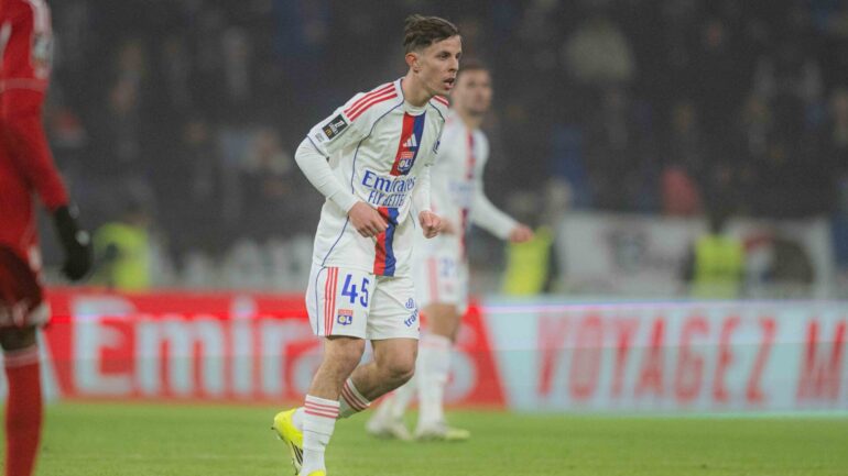 Rémi Himbert, attaquant de l'OL