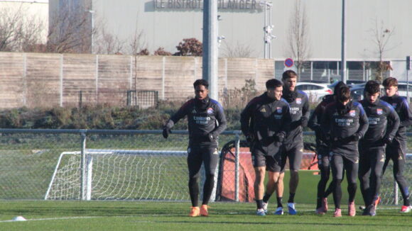 Endrick à l'entraînement de l'OL