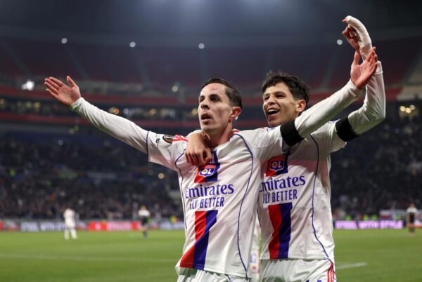 Rémi Himbert et Khalis Merah lors d'OL - PAOK