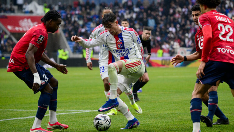 Afonso Moreira lors d'OL - Lille