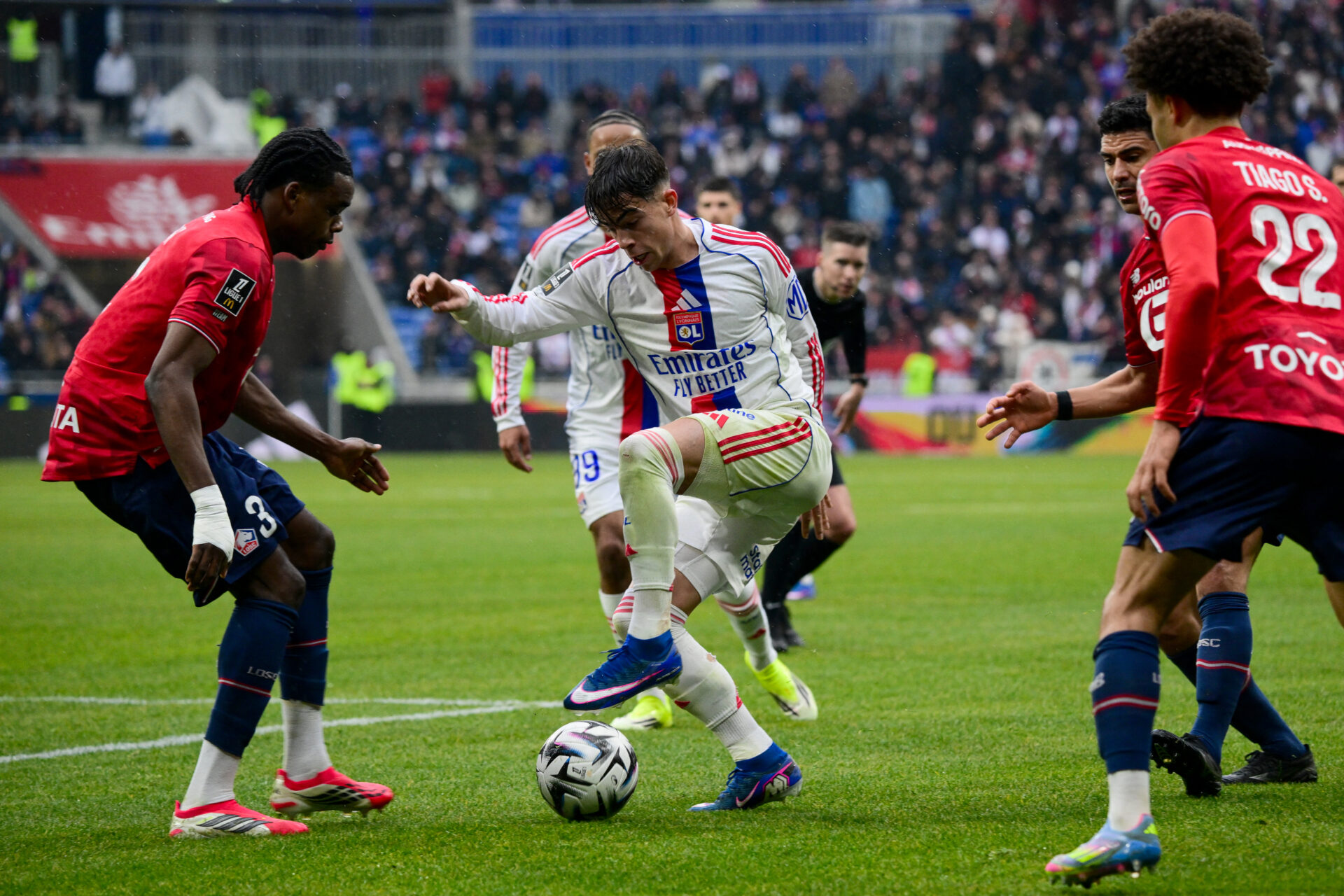 Afonso Moreira lors d'OL - Lille