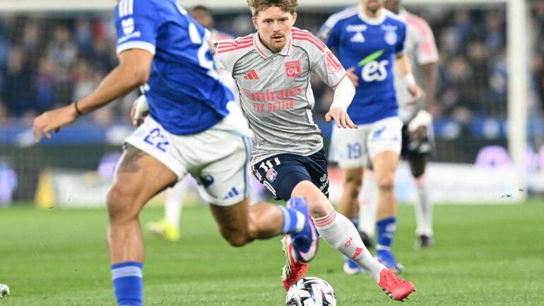 Pavel Sulc lors de Strasbourg - OL