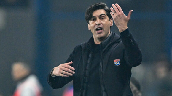 Paulo Fonseca lors de Strasbourg - OL