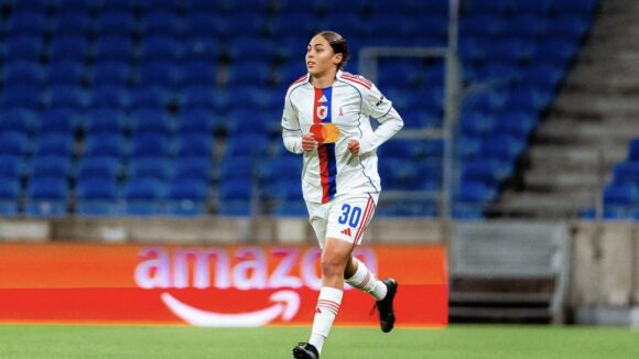 Sofia Bekhaled, attaquante d'OL Lyonnes