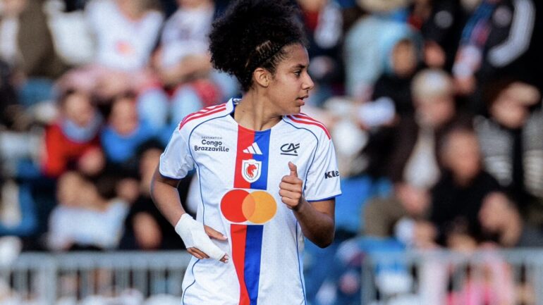 Maïssa Fathallah, défenseuse de l'OL Lyonnes