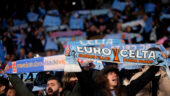 Les supporters du Celta de Vigo contre le PAOK en Ligue Europa