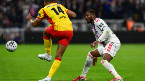 Ainsley Maitland-Niles lors d'OL - Lens