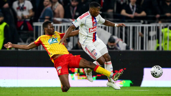 Endrick lors d'OL - Lens