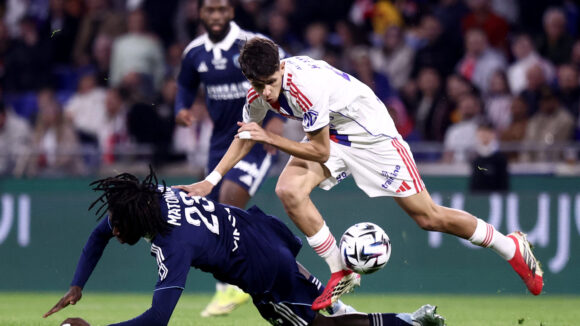 Khalis Merah lors d'OL - Paris FC